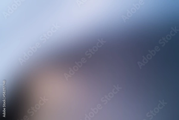 Fototapeta Abstract grey-blue blurred gradient background. Nature backdrop with light. Concept for graphic design, banner or poster. Vector illustration.