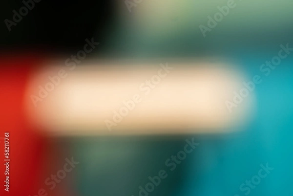 Fototapeta Abstract multicolor blur gradient background with copy space. Backdrop with light bokeh. Concept for graphic design, banner or poster. Vector illustration.