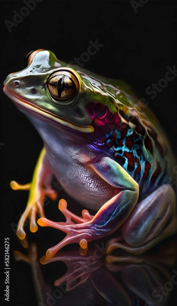 Obraz colorful frog