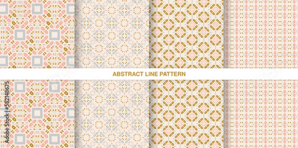 Fototapeta Colorful abstract geometric pattern design