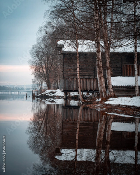 Obraz Drammen - winter in the park