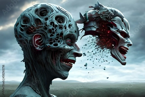 Fototapeta Maske runter