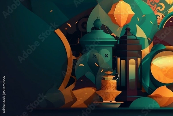 Obraz Ramadan yellows, greens