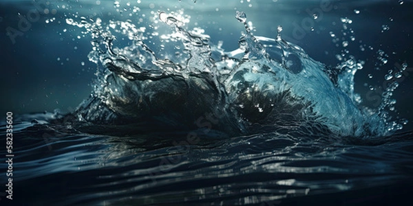 Fototapeta Water Movement, Generative AI