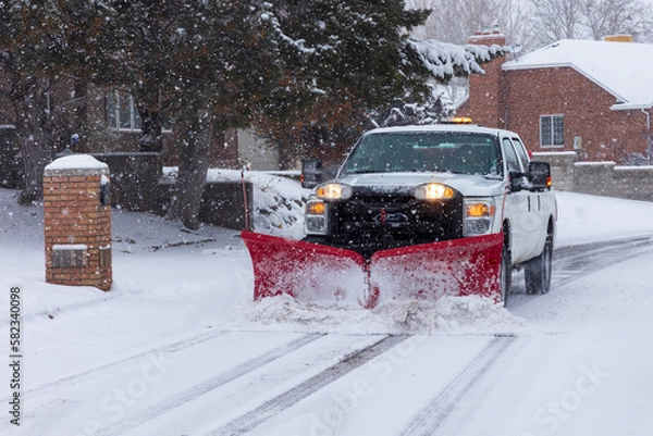 Obraz Sidestreet snow plow