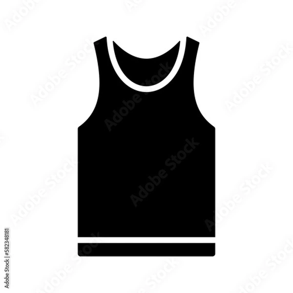 Fototapeta Tank Top icon. Vector isolated illustration