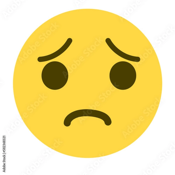 Obraz Worried Emoji