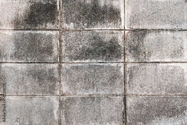 Fototapeta Old concrete block wall background and texture for background.