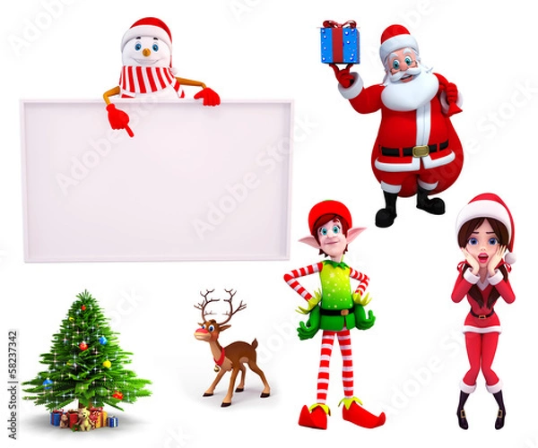 Fototapeta Christmas Element