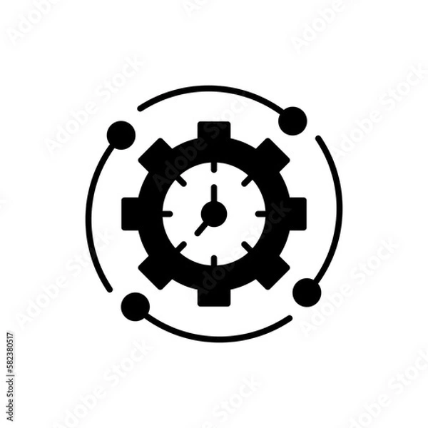Obraz Time Management icon in vector.  Illustration