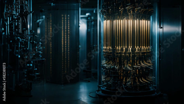 Fototapeta quantum computer,  quantum computing,  super computer