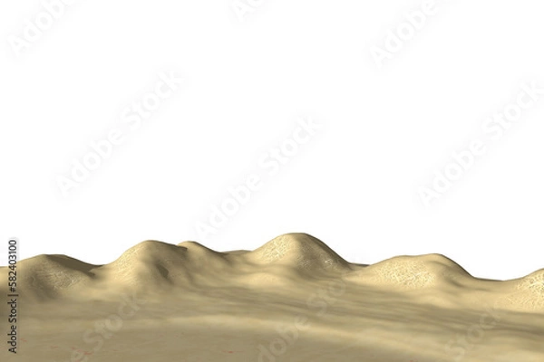 Obraz abstract desert picture for titles 3d rendering