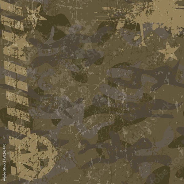 Obraz Military background