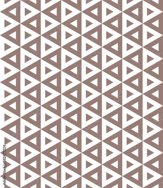 Fototapeta Vector seamless with geometric triangle pattern 