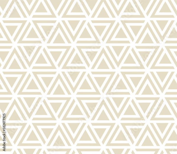 Fototapeta Vector seamless with geometric triangle pattern 