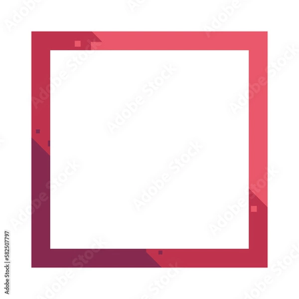 Fototapeta colorful square frame