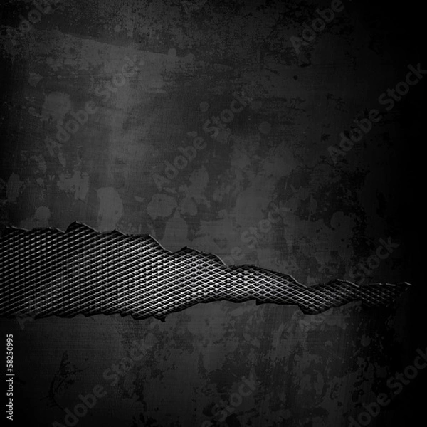 Obraz cracked iron background