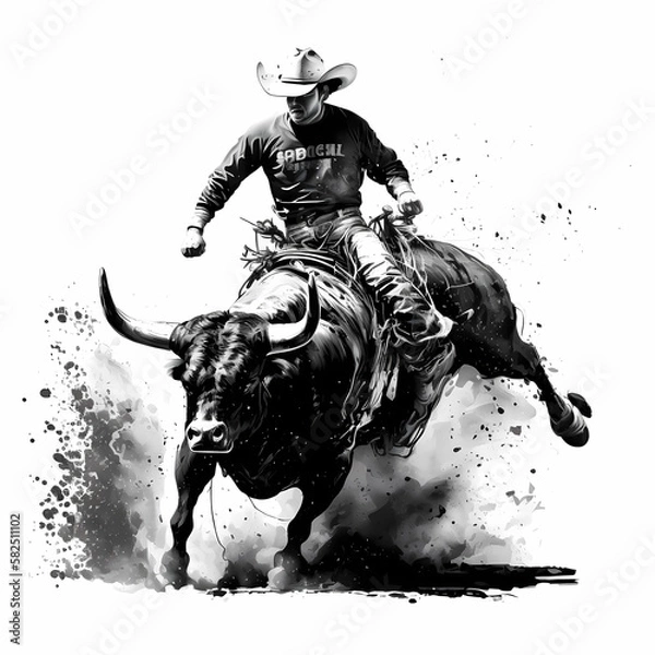 Obraz Rodeo Bull Rider