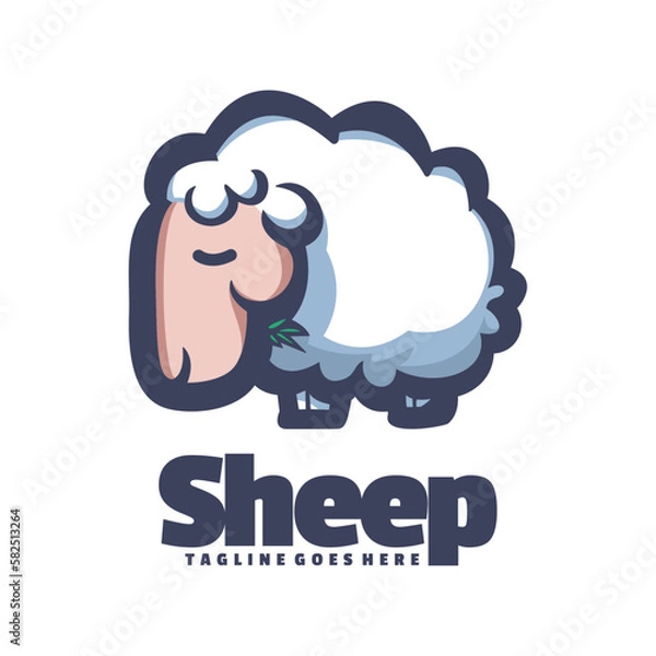 Fototapeta Sheep Logo Vector
