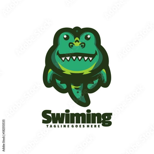 Obraz Swiming Logo Vector
