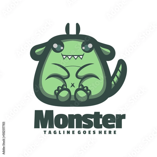 Fototapeta Monster Logo Vector