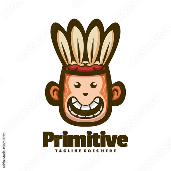 Fototapeta Primitive Logo Vector
