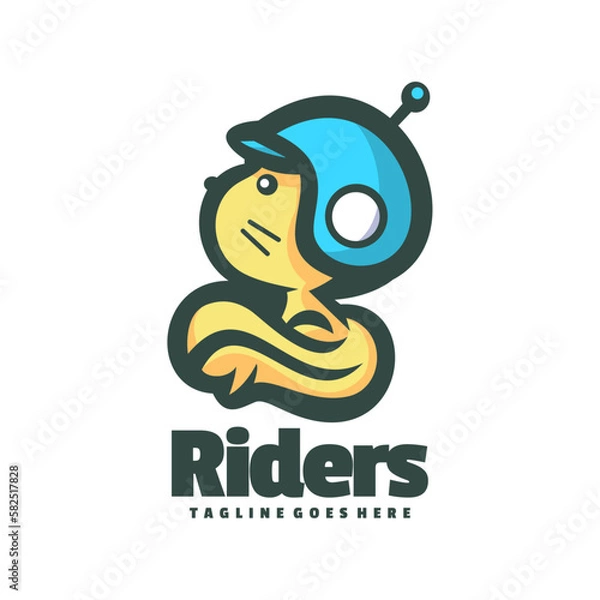 Fototapeta Riders Logo Vector