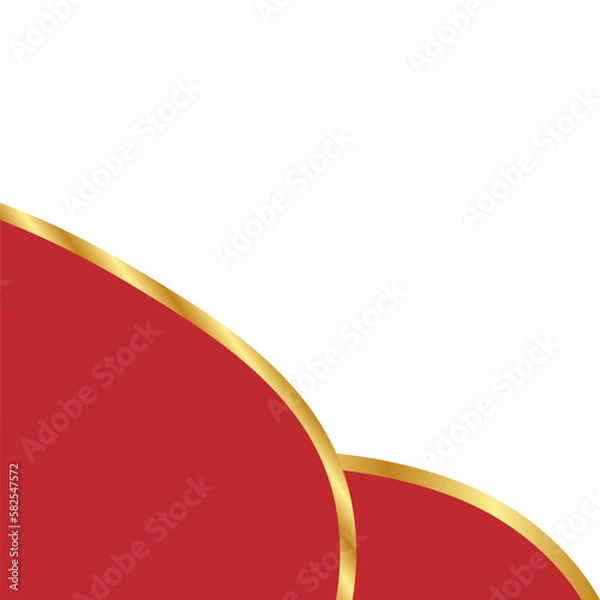 Fototapeta Corner Lunar Chinese Theme