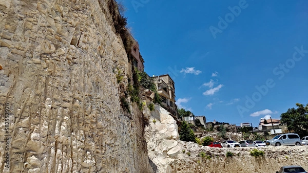 Obraz town in the mountains