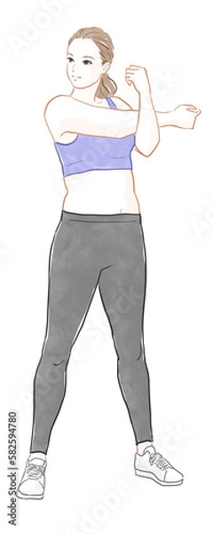 Obraz プラスサイズ　トレーニングウェア