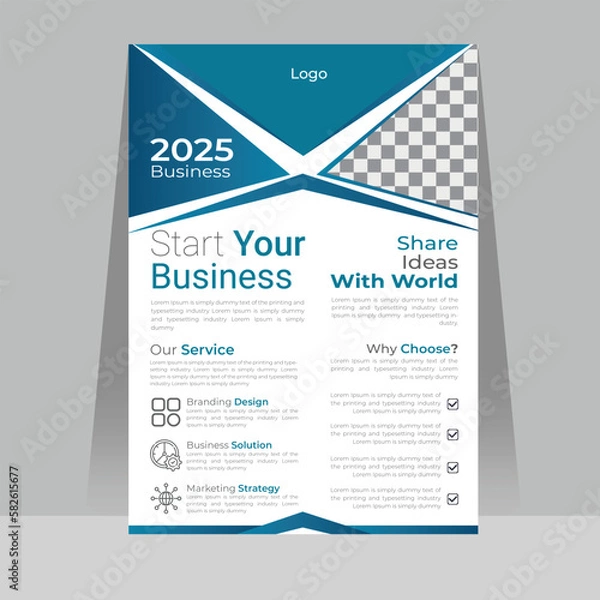 Obraz Business flyer design creative