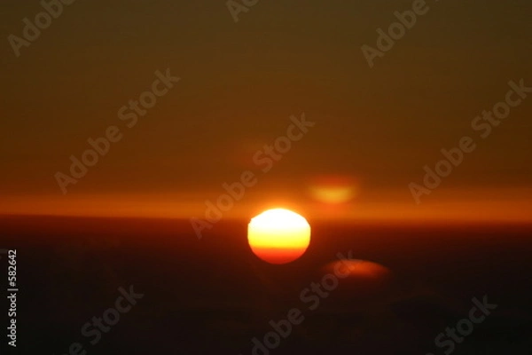 Fototapeta levée de soleil sur le mont sinai