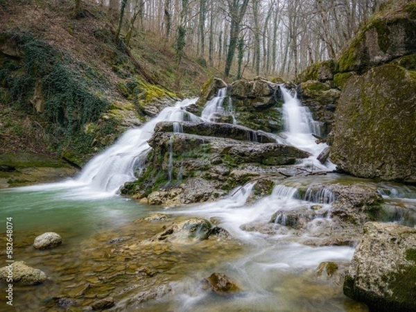 Obraz waterfall in the mountains