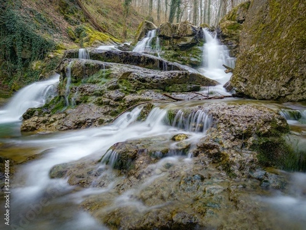 Obraz waterfall in the forest