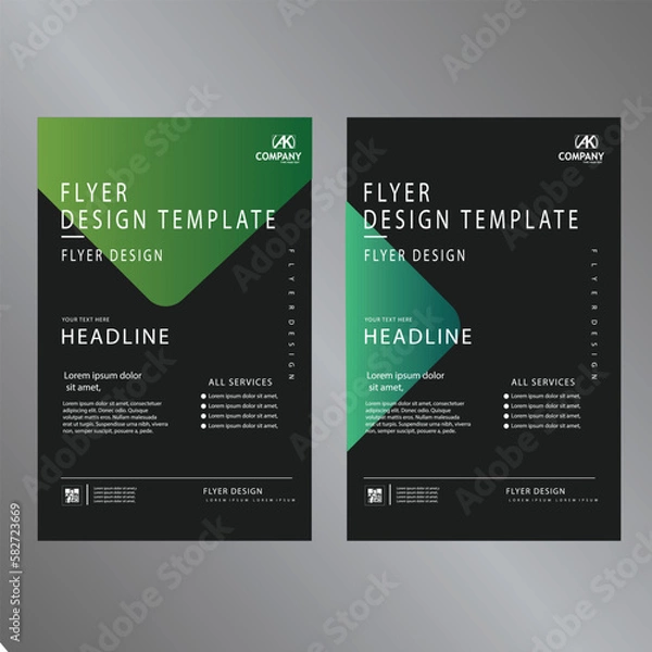 Obraz Flyer Banner  template Design