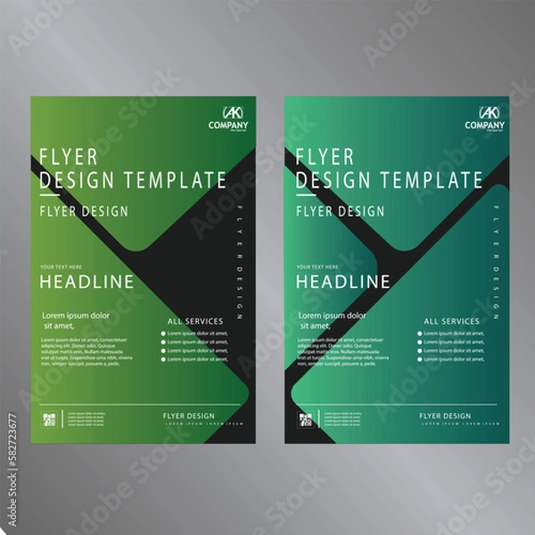 Obraz Flyer Banner  template Design