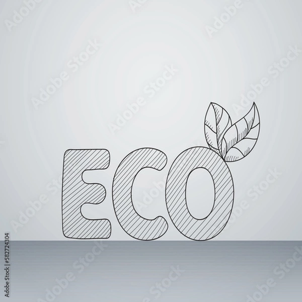 Obraz ECo illustration