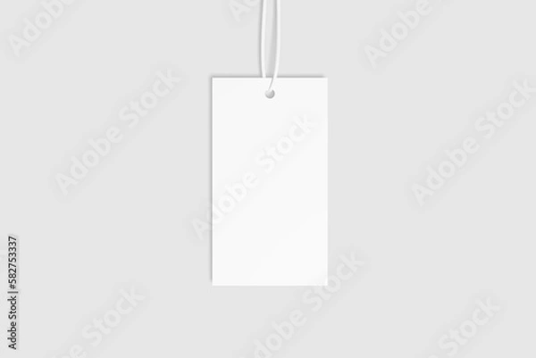 Obraz Label tag mockup