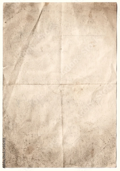 Fototapeta antique decayed paper (inc clipping path)