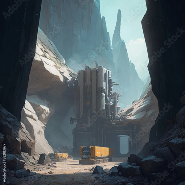 Obraz cave in the mountains