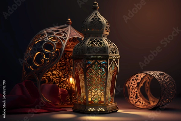 Fototapeta Beautiful Shapes of Ramadan | AI Generative