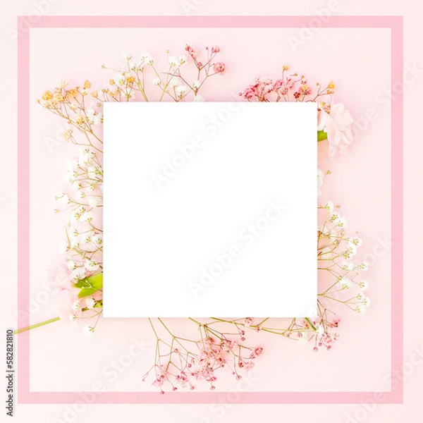 Obraz Frame with flowers
