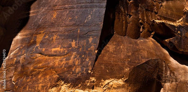 Fototapeta Petroglyphs