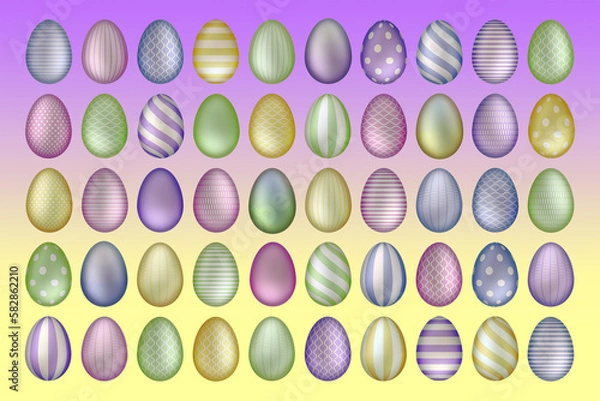 Fototapeta Easter Egg Collection