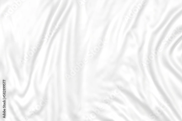 Obraz Loosely wrinkled white 3D fabric material