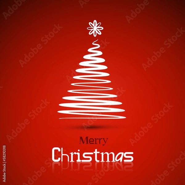 Fototapeta Christmas theme, red background