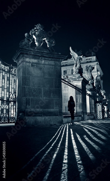 Obraz castle gate in Prague