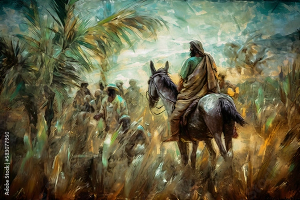 Obraz Jesus On Donkey