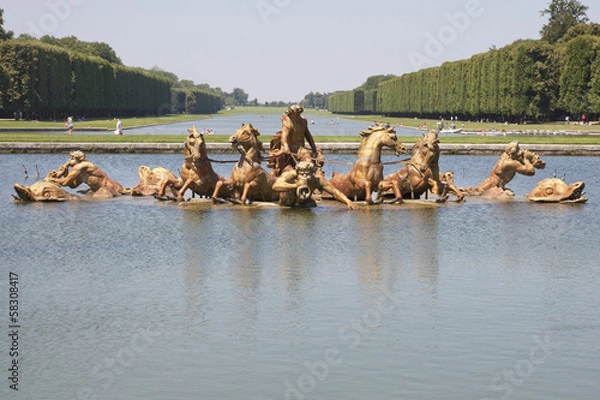 Obraz Bassin chateau de Versaille