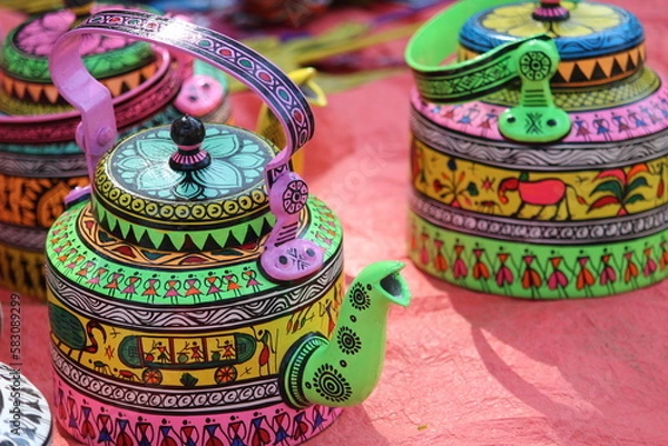 Obraz decorative teapots